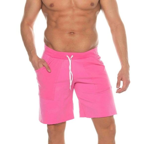 Go Softwear Size M Pacific Workout Shorts with Front Pockets - Flamingo Pink - Picture 12 of 13